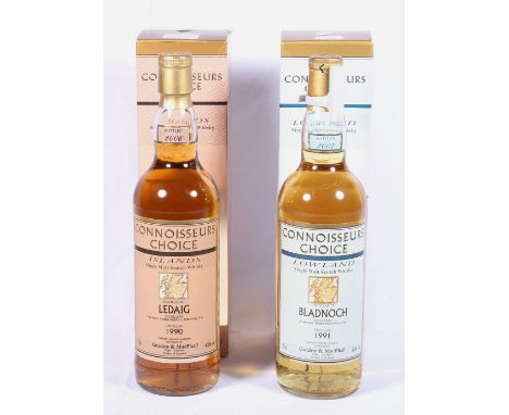 LEDAIG 16 year old single malt scotch whisky Gordon and MacPhail Connoisseurs Choice range distilled 1990 bottled 2006 70cl 4