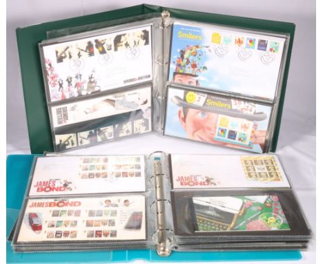 Two albums of Great Britain mint definitive stamps, first day covers, PHQ's and booklets running chronologically from March 2