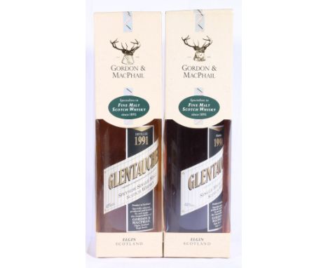 GLENTAUCHERS 11 year old Highland single malt scotch whisky distilled 1990 and bottled 2001 by Gordon and McPhail 70cl 40% vo