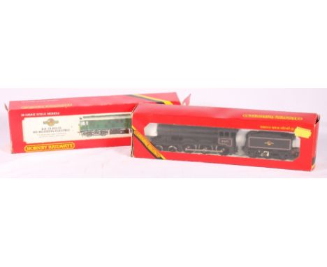 Hornby Railways OO gauge 2-6-4 locomotive LMS 2300 class 4P R-055 and Bo-Bo diesel electric locomotive BR D7596 class 25, bot