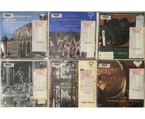 CLASSICAL - DECCA STEREO 'SXL' LPs - 2000/6000 SERIES - ALL ED1 LABELS.Another top quality collection of 9 x original stereo 