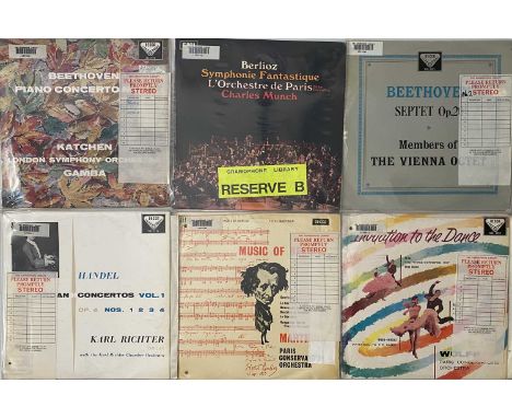 CLASSICAL - (LARGELY) DECCA SXL '2000' ED1 LPs. Collection of 12 x (largely) UK stereo original edition LPs on Decca. Works i