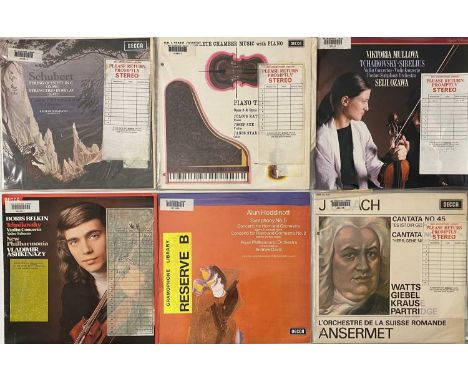 CLASSICAL - DECCA SXL SELECTION PLUS MULLOVY RARITY. Collection of xxxx LPs featuring Decca SXLs. To include Viktoria Mullova