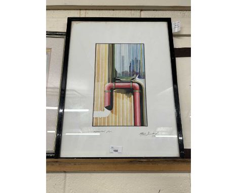 Modern study Unfinished Pipe, indistinctly signed possibly Alain Joubol and dated 1980