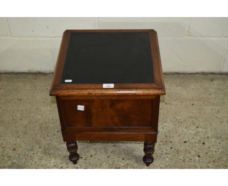 MAHOGANY COMMODE CABINET