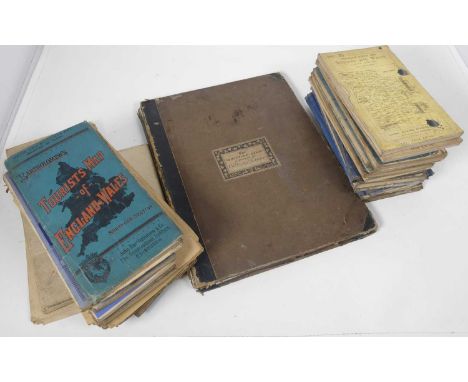 A collection of maps, to include Ordnance Survey map of Eastbourne 1940, AA Touring maps etc 