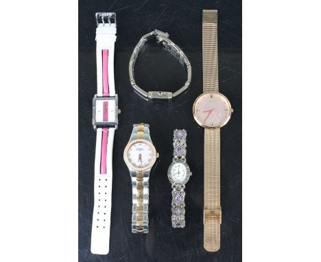 Assorted fashion watches, to include Rotary, Lacoste, and Anne Klein of New York (5)