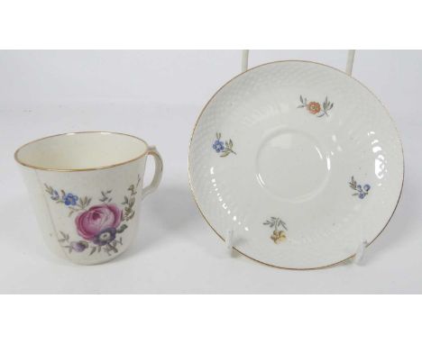 A set of eight Royal Copenhagen Frijsenborg coffee cans and saucers 
