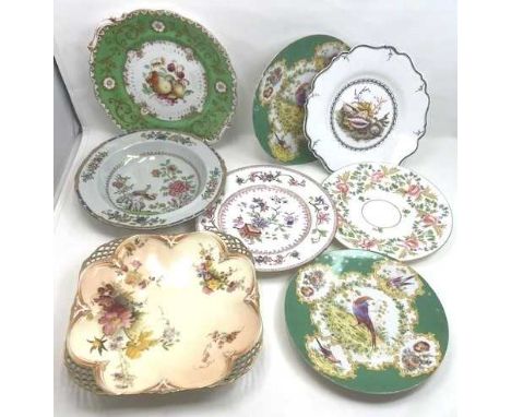 A collection of 19th Century English ceramics to Royal Worcester &amp; spode plates.