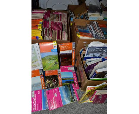 A LARGE QUANTITY OF ASSORTED MAPS, majority are assorted Ordnance Survey Landranger and Explorer maps from various eras, also