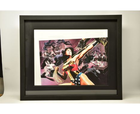 ALEX ROSS FOR DC COMICS (AMERICAN CONTEMPORARY) 'WONDER WOMAN: DEFENDER OF TRUTH', a signed limited edition print on paper, 1