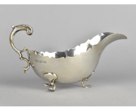 A Silver Sauce Boat by R F Mosley &amp; Co (Robert Fead Mosley), Sheffield Hallmark, 253g 