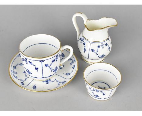 Three Pieces of Mintons 'Onion' Pattern to Comprise Cup and Saucer, Jug and Bowl with Sotheby's Lot Sticker (Castle Howard CH