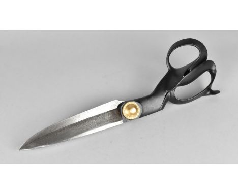 A Pair of  Late 19th/Early 20th Century American Tailor's Shears/Scissors by R Heinisch, Newark, USA, 30cms Long 