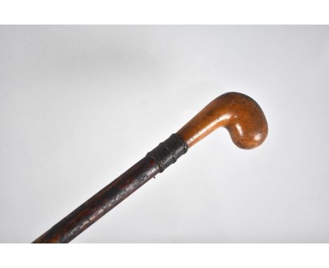 A Vintage Sunday Morning Golf Walking Stick 