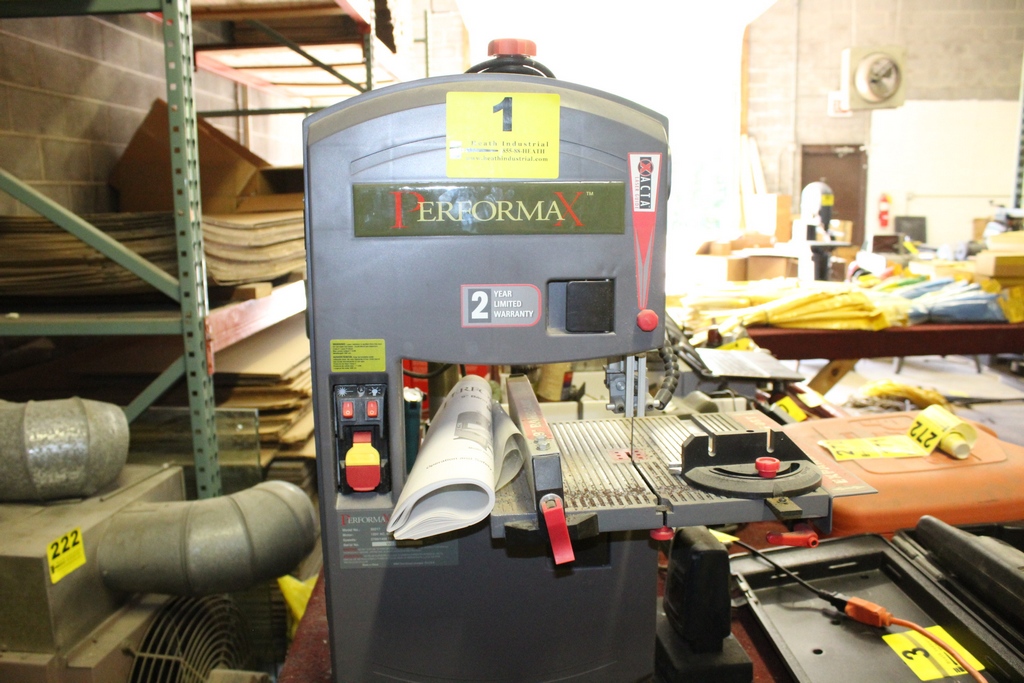 PERFORMAX 9" BENCHTOP BAND SAW WITH XACTA LASER GUIDE