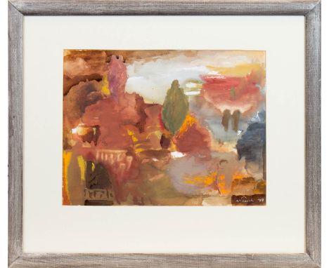 * GRANT R. MCTAVISH,END OF AN ERAwatercolour, signed and dated '8931cm x 40cm Mounted, framed and under glass