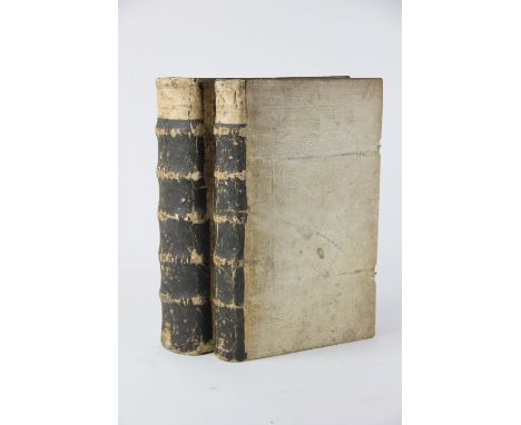 SHIMER (F), JURISPRUDENTIA CANONICO-CIVILIS, SEU JUS CANONICUM UNIVERSUM, three vols in two, engraved frontis portrait plate,
