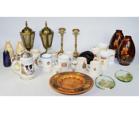 A large collection homewares, to include ceramic animal and bird models by Beswick and Goebel, collector plates, meat platter