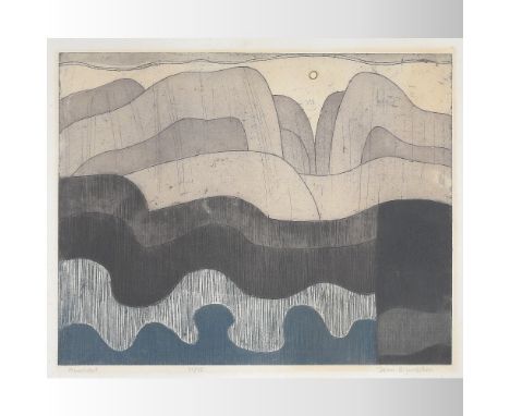 John R Brunsdon *ARR, (1933-2014), Shell Bay, lithograph, signed and dated by the artist in pencil, 6/50 and dated Nov 62, 46