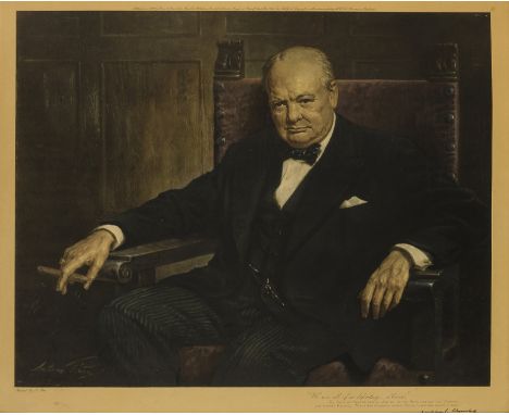 NO RESERVE Hayek (Friedrich August, economist and political philosopher, 1899-1992).- Pan (Arthur, Hungarian artist and portr