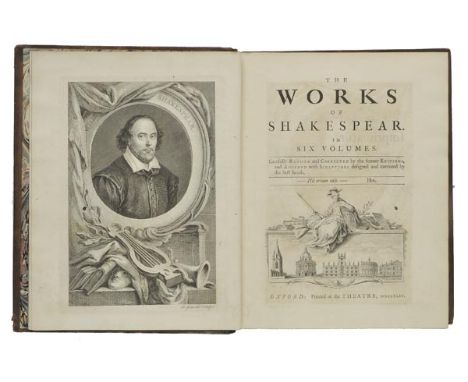 Shakespeare (William). The Works, Carefully Revised and Corrected by the Former Editions..., [Edited by Sir Thomas Hanmer], 6