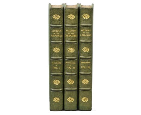Dobrizhoffer (Martin). An Account of the Abipones, an Equestrian People of Paraguay, 3 volumes, 1st English edition, John Mur