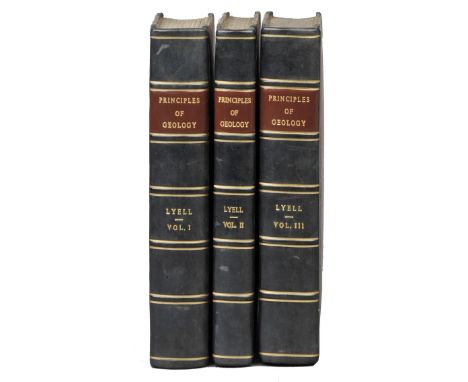 Lyell (Charles). Principles of Geology, Being an Attempt to Explain the Former Changes of the Earth's Surface, by Reference t