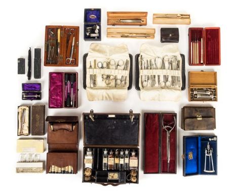 *Surgical Instruments.  A mixed collection of Victorian and later surgical instruments,  including a cased Savage's Metronome