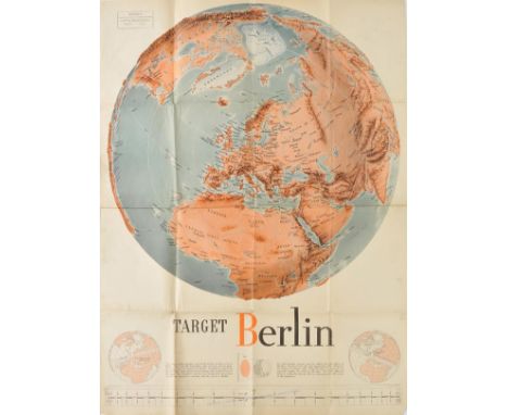 Europe. Manning (F.E.), Target Berlin, 'Newsmap', Prepared and Distributed by the Army Orientation Course. Special Service Di