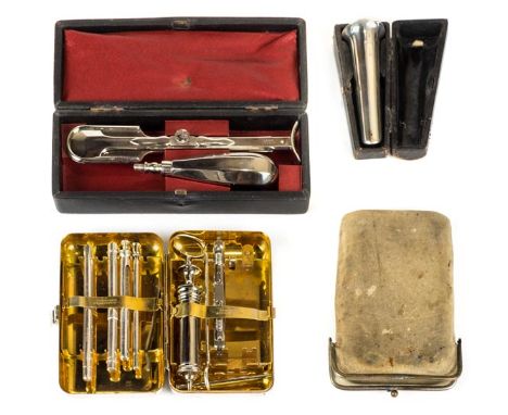 *Military Instruments. Royal Naval Surgeons minor surgery case,  the plated case engraved 'R.L. Jones R.N.', the hinged lid e