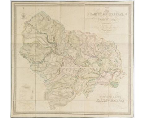 Halifax. Bryars (J.F.), Map of the Parish of Halifax in the West Riding of the County of York, shewing the Township, Borough 