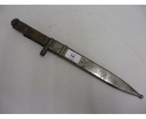 World War I bayonet with scabbard