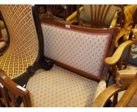 Early 20th Century French beechwood two seat sofa