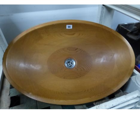 A WOODEN BASIN. 