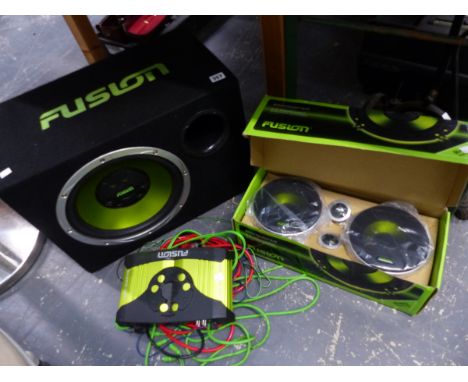 A FUSION SPEAKER SYSTEM AND AMPLIFIER. 