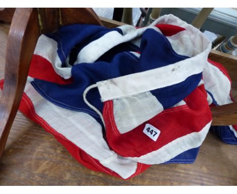 A VINTAGE UNION FLAG.
