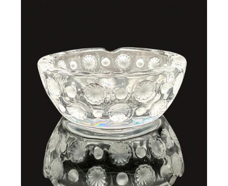 Lalique Frosted French Crystal BOWL GRAPE VINE 9.5”x 2” deep selling Candle Holder