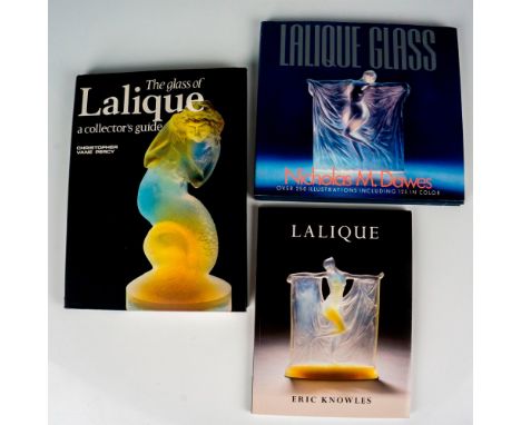 Various related subjects, including Nicholas M. Dawes: Lalique Glass (1986, 1st edition); Christopher Vane Percy: The Glass o