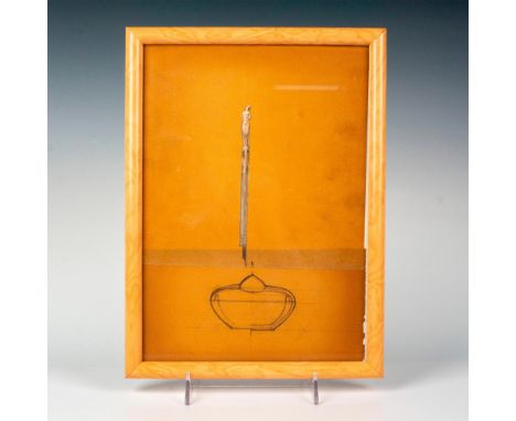These exceptional preparatory studies in graphite, India ink, and gouache on BFK Rives brown paper were made by Art Nouveau a