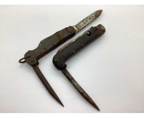 WWI and Interwar British Army Jack Knife, with marlin spike and tin opener, manufacturer Bird &amp; Co Ltd, Sheffield; Britis