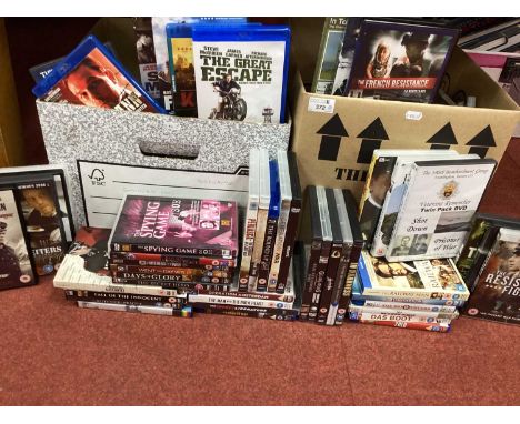 Large Collection of Individually Boxed War Film DVD and Blue Ray Discs, 'A Bridge Too Far'. 'The Longest Day', The Wooden Hor