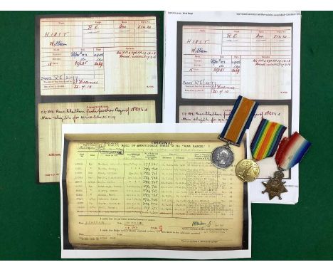 WWI Deserter British Medal Duo Royal Engineers, comprising 1914 - 15 Star (impressed stamps to reverse are irregular with evi