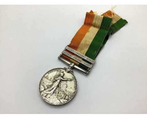 Boer War British Kings South Africa Medal Essex Regiment, with two clasps South Africa 1901 and South Africa 1902 awarded to 