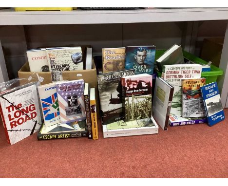 WWII Colditz, POW, Escape and Evasion Theme Books, narratives and personal memoirs including Halifax Down Tom Wingham 'Coldit