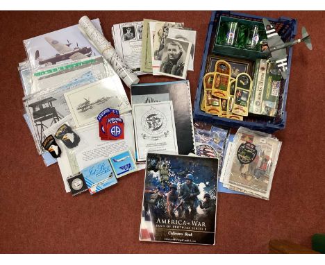 WWII RAF Fighter Bomber Command Prisoner of War Theme Photographs, most signed by veterans, some portrait photographs of 1940