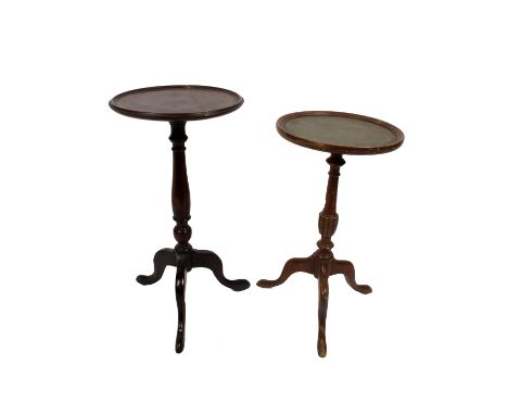 Two Victorian mahogany side or wine tables30cm(W) 52cm(H)2nd table 30cm(W) 58.5(H)