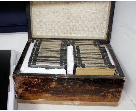 A collection of German photographic slides, early 20th century to pre second world war, to include images of Baden-Bade, Fran
