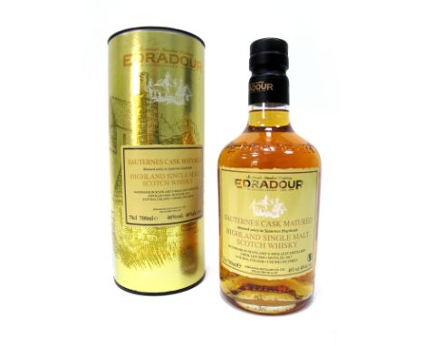 Whisky - Edradour Sauternes Cask Matured Highland Single Malt Scotch Whisky, distilled 2006, bottled 2015, 70cl, 46% Vol., bo
