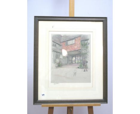 AFTER CECIL ALDIN (1870-1935) Penshurst, coloured print, signed by the artist lower left, pub. Eyre and Spottiswood, London, 